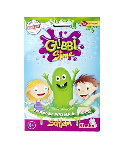 Simba Glibbi Slime grün – Ungiftiges Badewannenspielzeug für Kinder