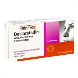 Desloratadin ratiopharm 5 mg Filmtabletten von ratiopharm