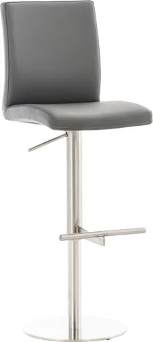 TPFLiving Barhocker Cathy in grau von TPFLiving