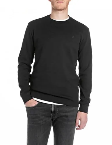 Longsleeve REPLAY Herren, Gr. XXL, Schwarz von Replay