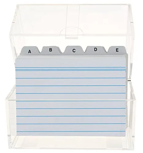 Stylex / Toppoint 42667 - Karteikasten A7 Allzweck Box / Lernbox - diverse Farben - keine Farbauswahl möglich!