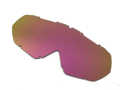rueger-helmets Skihelm RB-970 Crossbrille Endurobrille Quadbrille Motocrossbrille ruegerRB-970 Visier rot verspiegelt