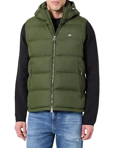 GANT Herren Active Cloud Vest Jacke, Country Green, L von GANT