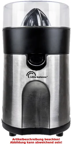 Little balance Zitruspresse Vitaminox 2C, silber / schwarz