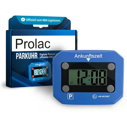 PROlac Elektronische Parkscheibe mit KBA Zulassung