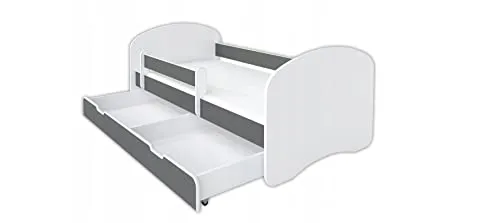 BDW Kinderbett Jugendbett mit Einer Schublade und Matratze || BESTPREIS ||