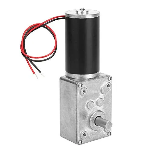 Nikou Schneckengetriebemotor 12V 30RPM - Mechanische Schneckengetriebe, langlebig und geräuscharm mit hoher Torsionsgeschwindigkeit, ideal für Vorhangmaschinen und intelligente Geräte.