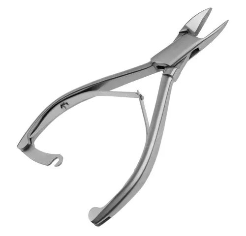 May Nagelzange Eckenzange für Diabetiker 14 cm - Praktische Nagelzange für präzise Nagelpflege, rostfrei und spülmaschinengeeignet. Ideal für den professionellen Einsatz in der Maniküre und Pediküre.