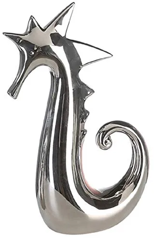 Casablanca Seepferdchen,silb,glänz,Keramik von Casablanca