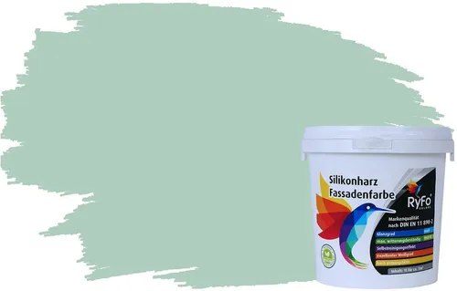 RyFo Colors Fassadenfarbe Silikonharz in Eukalyptusgrün