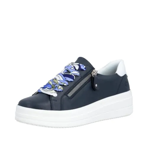 Remonte Plateau Sneaker Damen 32313932393632 Blau 40 EU