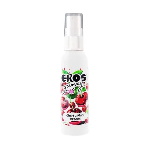 Eros Yummy - erotisches Geschmacksspray für den Körper, für ein aufregendes Vorspiel - Cherry Mint Breeze - 50 ml