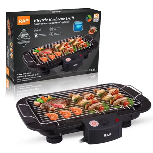 Tischgrill Elektrogrill 2000W mit 5 Temperaturstufen