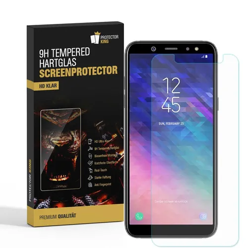 3x 9H Panzerfolie für Samsung Galaxy A6 Displayschutz Schutzglas Hartglas KLAR