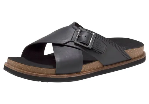 Timberland Herren Slide Sandale Jet Black Größe 7 von Timberland