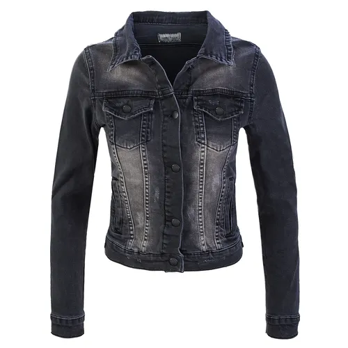 Rock Creek Jeansjacke Regular Fit - Funktionsjacken mit klassischem Design, geradem Schnitt und zwei Brusttaschen für lässige Looks und vielseitigen Tragekomfort.