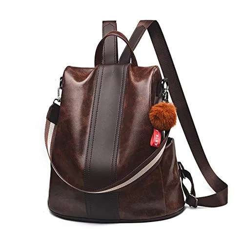 NICOLE & DORIS Rucksack Damen Rucksackhandtaschen Mode Rucksack Schulter Tasche Wasserdichte Anti-Diebstahl Schultertasche Damen Rucksack mit großer Kapazität