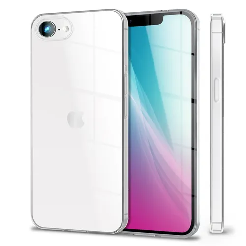Handy Hülle für iPhone 16e, Transparent Silikon Cover Klar Anti Gelb Clear Case