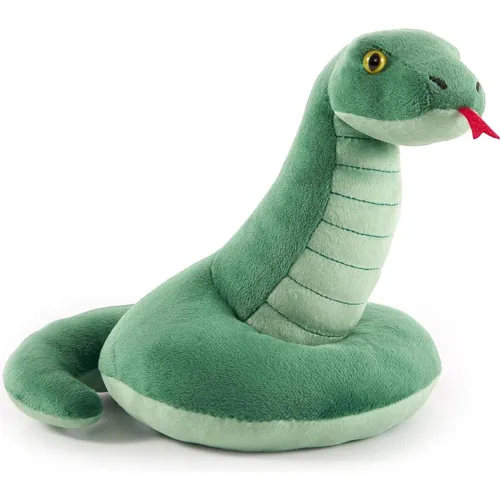 The Noble Collection Slytherin Snake Plüschmaske - Nachbildung & Requisiten: Hochwertige Slytherin Snake Plüschmaske, perfekt für Fans und Cosplay-Enthusiasten.