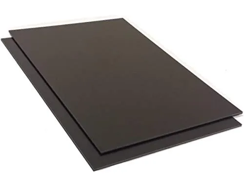 Produktbild Kunststoffplatte ABS 2mm Schwarz 300x200mm (30x20cm) Acrylnitril-Butadien-Styrol
