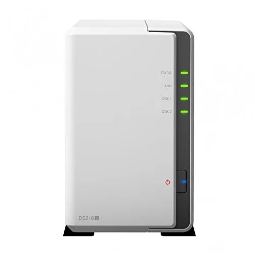 Synology DS218j 2-Bay 4TB Bundle mit 2X 2TB Red WD20EFRX