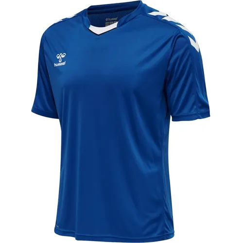 hummel Sport-Tshirt hmlCORE XK Poly Jersey (robuster Doppelstrick) Kurzarm dunkelblau Herren, Größe: M