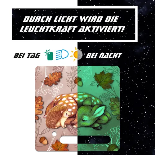 Toniebox Herbst Reh Nachtleuchtend Folie Aufkleber Schutz Kinder Zubehör Y031