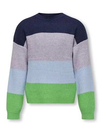 ONLY Girl Strickpullover Gestreifter Strickpullover