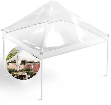 GRAFT Pavillon Abdeckung 3x3m - Wasserdichte Schutzhaube für 3x3m Pavillons, UV-beständig und frostsicher, idealer Wetterschutz für Gartenfeste.