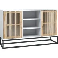 vidaXL Sideboard Weiß 105x30x65 cm