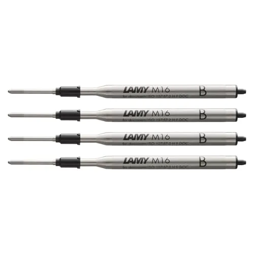 LAMY M16 4er Set Kugelschreiber-Großraummine aus Metall von LAMY
