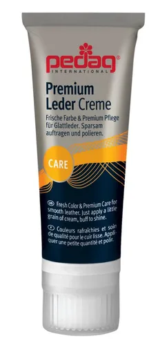 Pedag pedag Premium Leder Creme Schuhcreme 50ml für Glattleder Schuhcreme