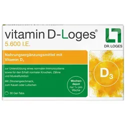 Vitamin D-Loges Wochendepot 30 Kautabletten