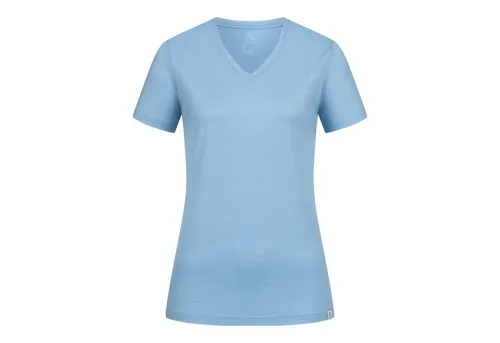 TOM FYFE Premium Merino T-Shirt V-Ausschnitt Damen Steel Blue XL – 100% Merinowolle, atmungsaktiv und pflegeleicht - Das TOM FYFE Merino T-Shirt vereint höchsten Tragekomfort mit Funktionalität. Maschinenwaschbar und schnell trocknend, ist es der ideale Begleiter für Alltag und Freizeit.