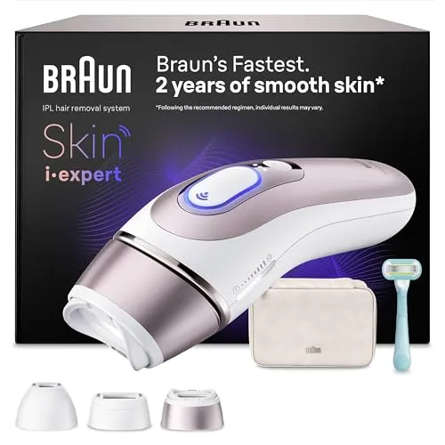 Braun Smart IPL Geräte Haarentfernung Skin i·expert 7, PL7311, Rosegold
