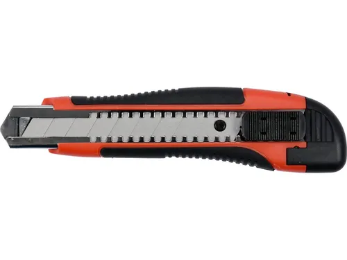 TRIZERATOP Cuttermesser Abbrechklingenmesser 18 mm mit rutschfestem Griff, (Abbrechklingenmesser 18 mm mit rutschfestem Griff, Abbrechklingenmesser 18 mm mit rutschfestem Griff), Qualitätswerkzeug