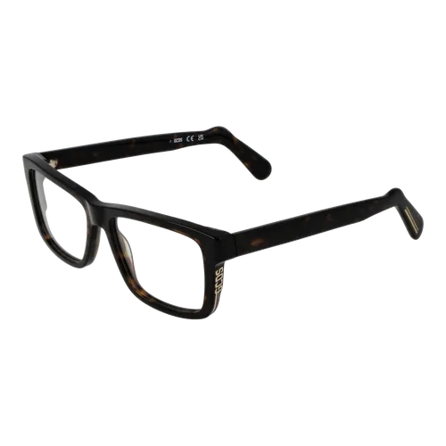 GCDS Brillengestell GD5010 55052 braun - Elegantes vollrand Brillengestell in Braun, aus hochwertigem Azetat gefertigt. Ideal für stilbewusste Träger, mit einer Gesamtbreite von 140 mm und einem modernen rechteckigen Design.