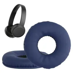 kwmobile 2x Ohr Polster für Sony WH-CH510 Ohrpolster - Ersatz Ohrpolster - Kopfhörer Ersatzteile - Kopfhörer Ersatzpolster für Over Ear Headphones - Blau