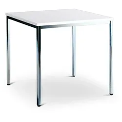CEHA Mehrzwecktisch 80 x 80 cm chrom/weiß von CEHA