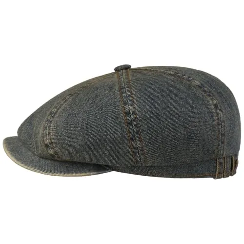Stetson Hatteras Schirmmütze Vintage Denim Look Herren Herbst Winter Denim L (58-59 cm)