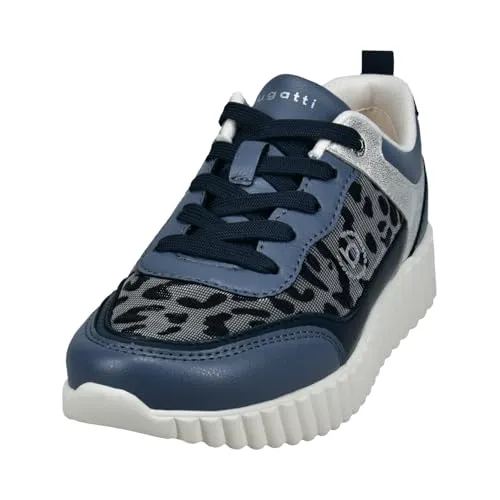 Bugatti Woman Carini Sneaker Blau - Schnürer mit trendigem Design und hohem Tragekomfort, perfekt für jeden Anlass – egal ob Jeans, Kleid oder Leggings.