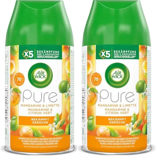 Air Wick Freshmatic Max Nachfüller 2x PURE Mandarine & Limette 250ml
