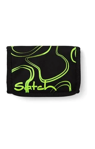 satch Geldbeutel SAT-WAL-001-9SG Green Supreme - Bunt, umweltfreundlich aus recycelten PET-Flaschen, mit vielen Fächern für optimale Organisation