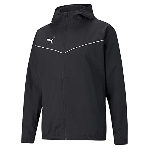 Puma Kinder teamRISE All Weather JKT Jr Windbreaker - Laufjacke für Kinder, winddicht und mit Kapuze, ideal für Sport und Outdoor-Aktivitäten bei jedem Wetter.