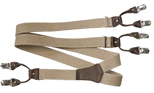 Harrys-Collection Hosenträger mit 6 Clips extra starkes Band