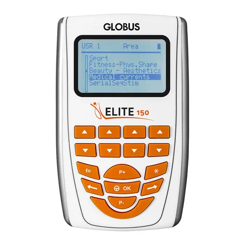 Globus Elite 150 Elektrostimulator Muskelmassagegerät 4 Kanäle 150 Programme