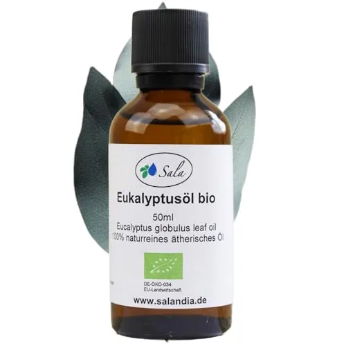 Sala Eukalyptusöl Globulus Aroma ätherisches Öl BIO - zum Verzehr - 100% naturrein 50 ml