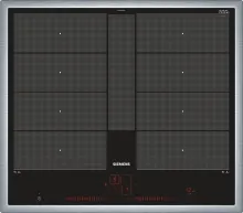 Siemens EX645LYC1E Induktionskochfeld - 60 cm, mit Bratsensor Plus und powerMove Plus für präzise Temperaturkontrolle