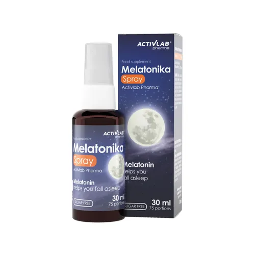 MELATONIKA SPRAY Melatonin zum Einschlafen Activlab 30 ml
