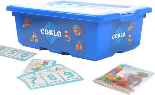 Produktbild Coblo Spielzeug Magnetische Fliesen Classic Schachtel 200 Stück